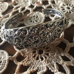Not 4 sale- Carolyn Pollock Filigree Cuff Bracelet- 746 $125 or $100 w/offer